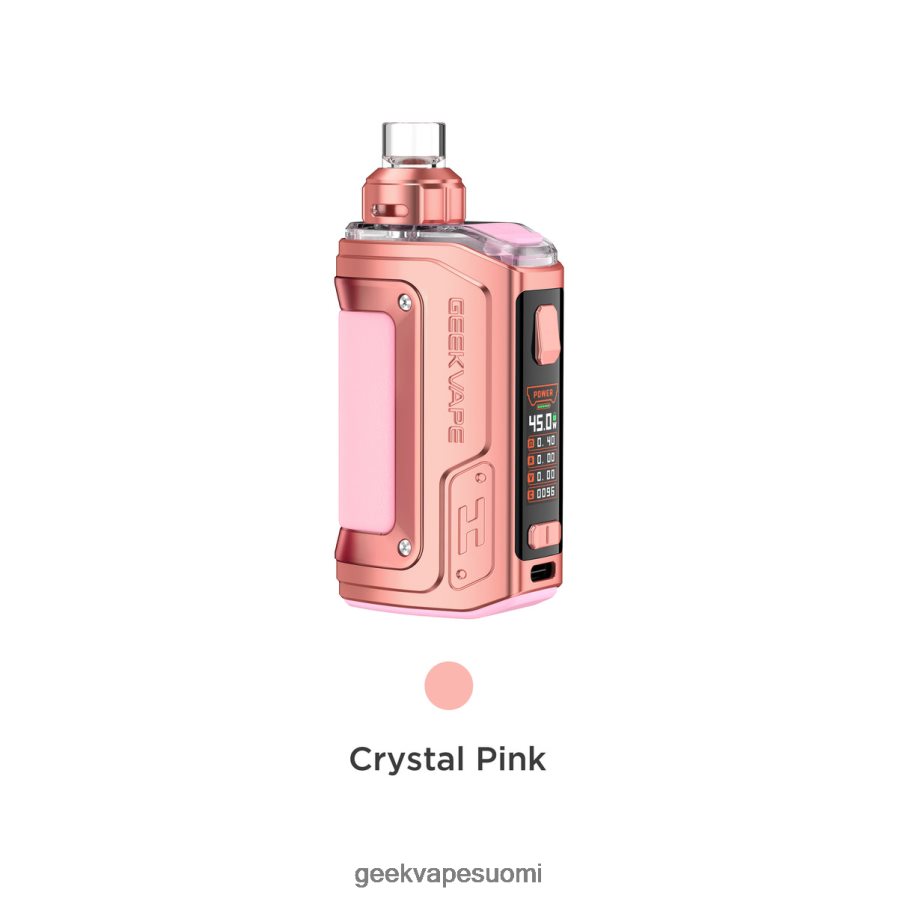 GEEKVAPE Dealers | h45 (aegis hero 2) pod mod kit crystal edition GeekVape kristallin violetti 84J82J139