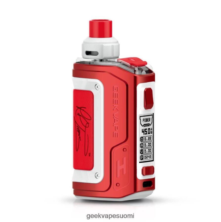 GEEKVAPE Factory | h45 (aegis hero 2) pod mod kit 1400mah 4ml GeekVape rte edition (punainen ja valkoinen) 84J82J98