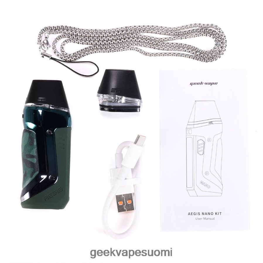 GEEKVAPE Store | aegis nanosarja 800mah GeekVape camon vihreä 84J82J126