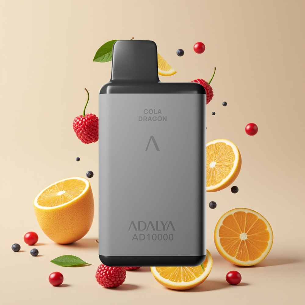 Finland tukku ADALYA AD 10000 Puffs Space harmaa USB-C lataus