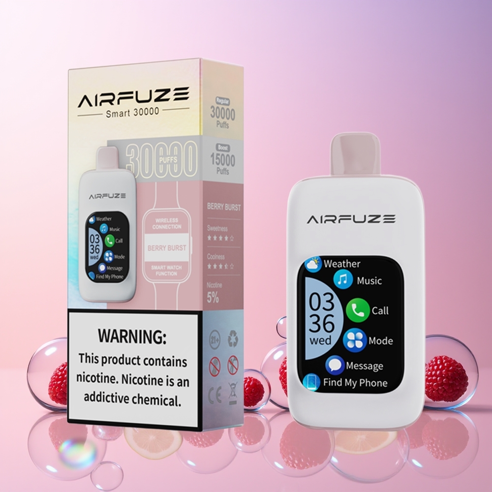 Finland tukku AirFuze Smart 30000 Puffs Disposable Pod - 5% Nikotiinia, 900mAh Akku