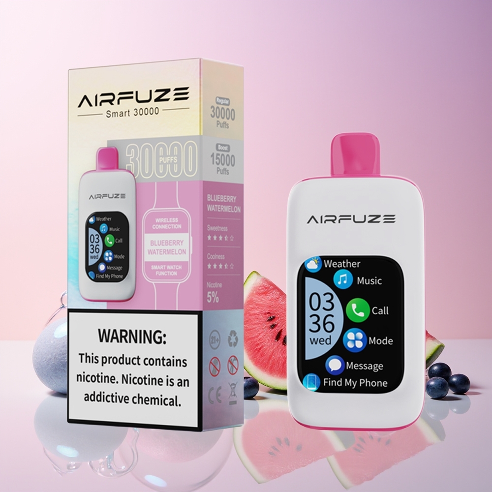 Finland tukku AirFuze Smart 30000 Puffs Disposable Pod 5% nikotiinia 900mAh akku