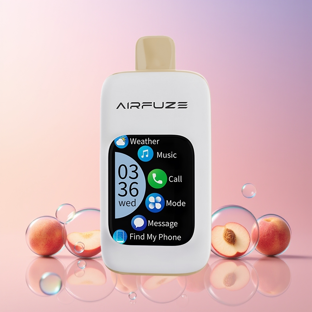 Finland tukku AirFuze Smart 30000 Puffs Disposable Pod 900mAh akku 5% nikotiinia Mehukas persikka