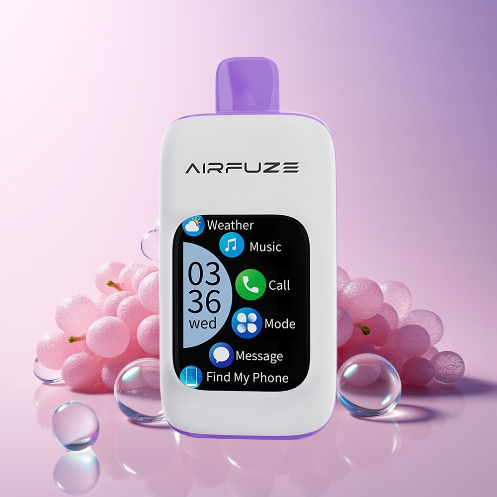 Finland tukku AirFuze Smart 30000 Puffs Disposable Pod 900mAh akku 5% nikotiinia Viinirypälepurkaus
