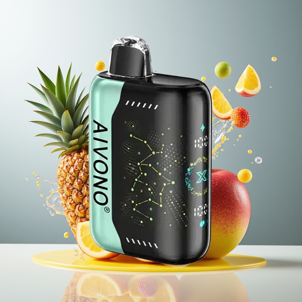 Finland tukku Aivono AIM BOOM 25000 Puffs 28ml Nestemäistä 650mAh Akku Hapanmango-ananas