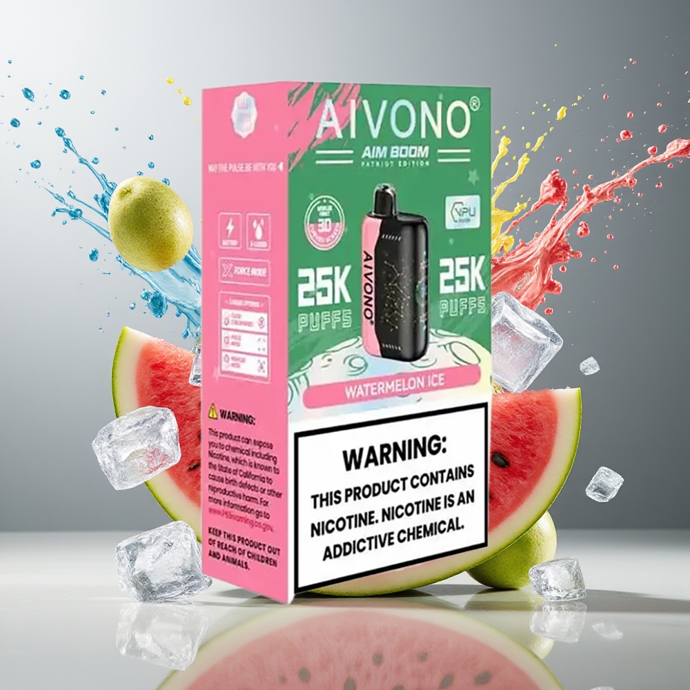 Finland tukku Aivono AIM BOOM 25000 Puffs 28ml Nestemäistä 650mAh Akku Vesimelonijäätelö