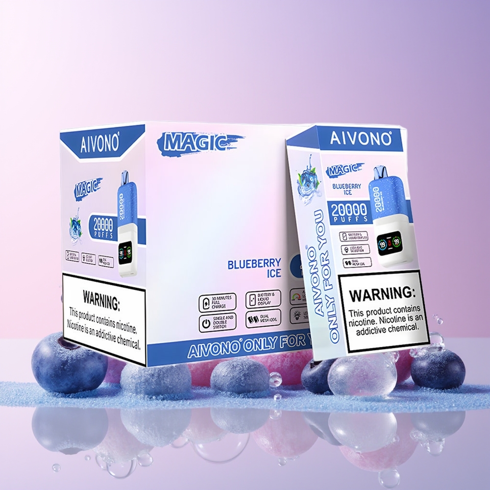 Finland tukku Aivono AIM MAGIC 20000 Puffs 20 000 Tupakkaa 26ml E-neste LCD-näyttö