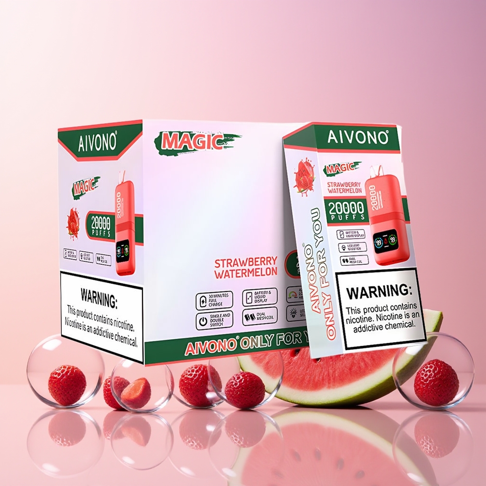 Finland tukku Aivono AIM MAGIC 20000 Puffs 26ml E-neste 10 Makua Dual Mesh Käämit
