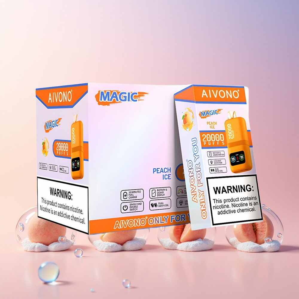 Finland tukku Aivono AIM MAGIC 20000 Puffs 26ml E-neste 10 Makua saatavilla Type-C Ladattava