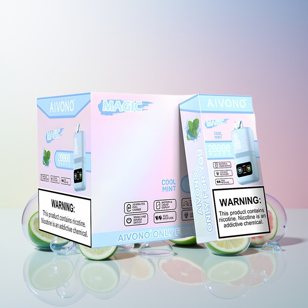 Finland tukku Aivono AIM MAGIC 20000 Puffs 26ml Nestemäistä 10 Makua Viileä minttu