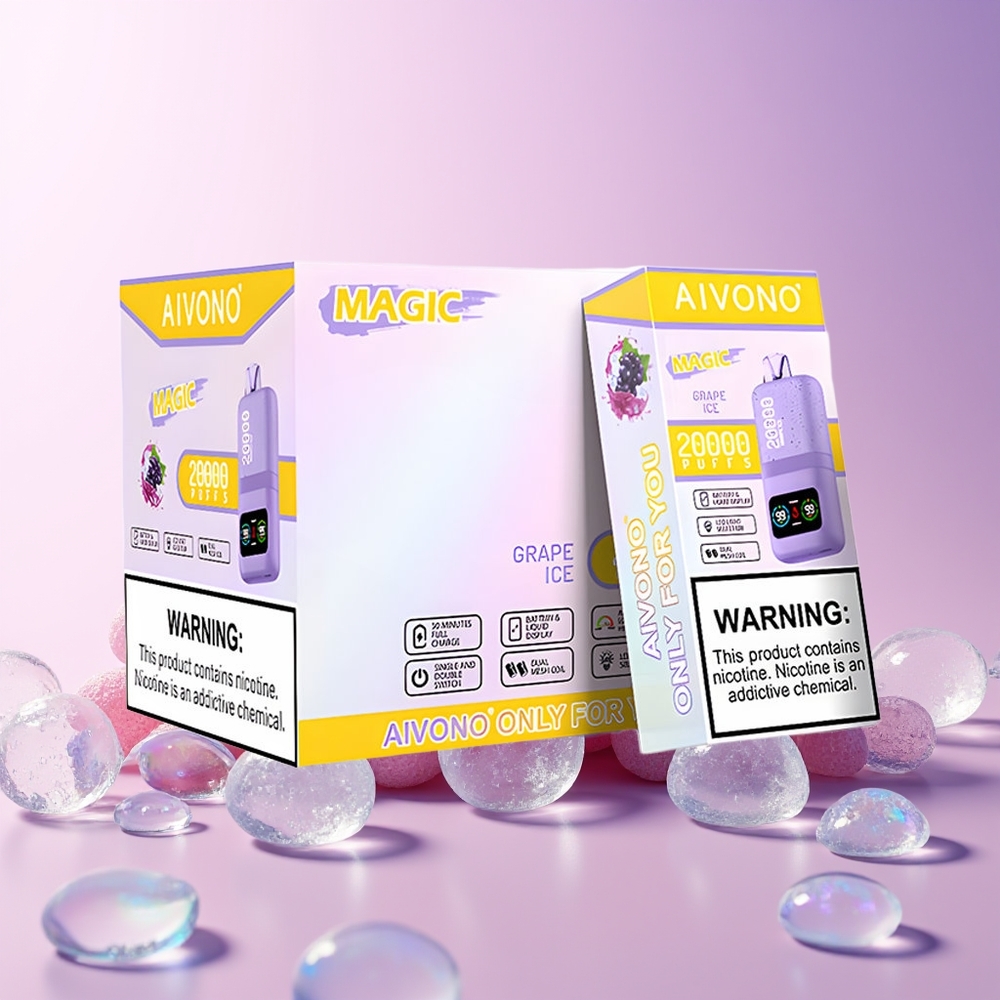 Finland tukku Aivono AIM MAGIC 20000 Puffs – 26ml Nestemäistä – Kaksoisverkkokäämit – 10 Makua