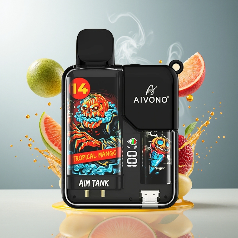 Finland tukku Aivono AIM-TANK 9500 Puffs, 9500 Tupakointia, 18ml Nestemäistä, 650mAh Akku