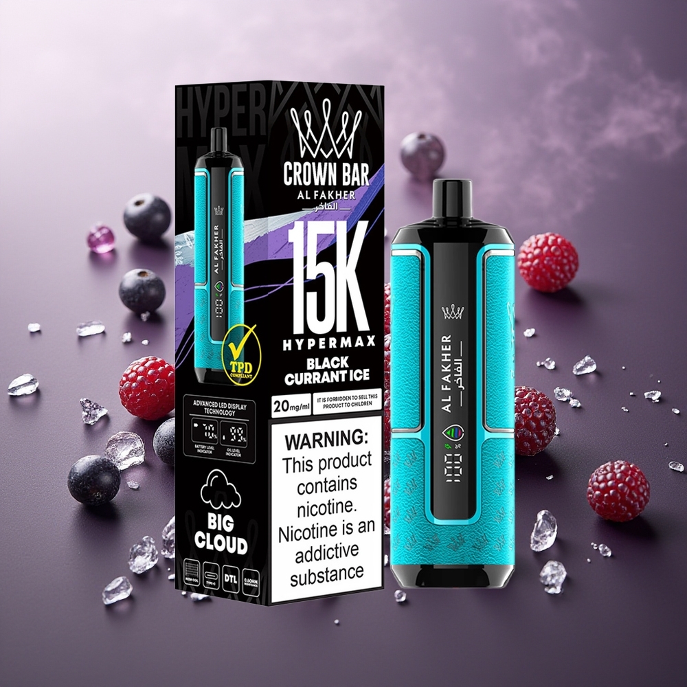 Al Fakher Crown Bar Finland tukku 15 000 Tupakointia 22ml Nestemäärä