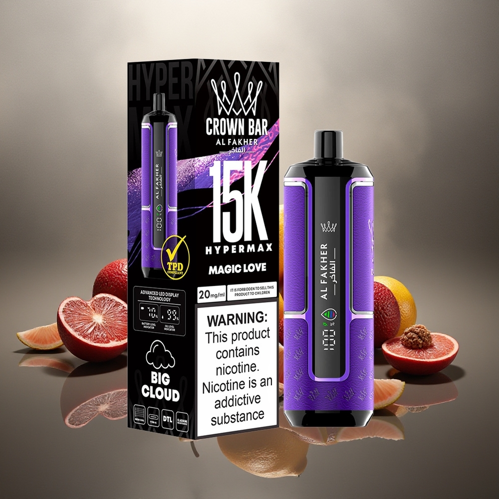 Al Fakher Crown Bar Finland tukku 15 000 tupakkaa 22ml DTL