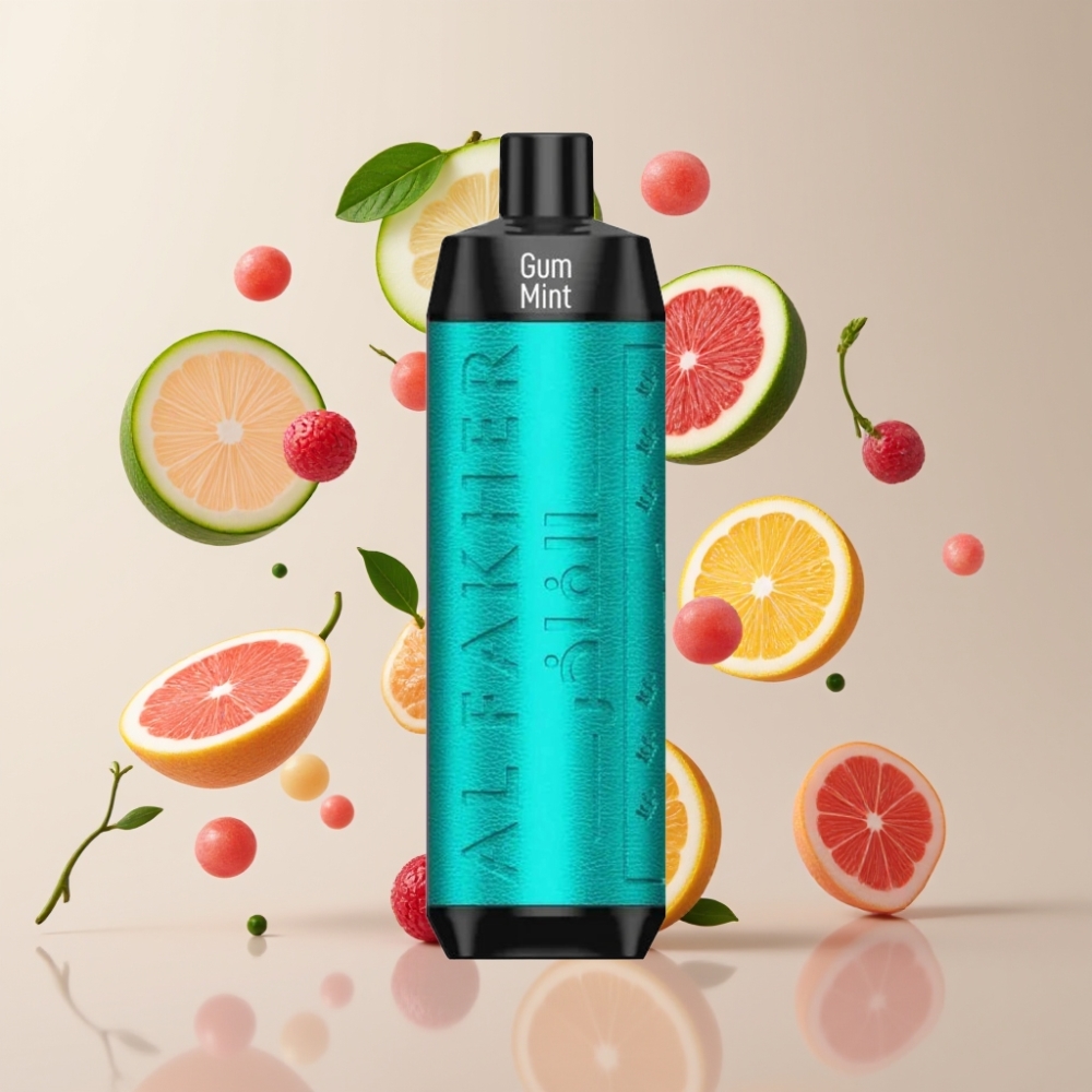 Finland tukku Al Fakher Crown Bar 8000 Crystal Kertakäyttöinen Vape - 18ml nestemäisä kapasiteetti, 8000 savutusta, USB Type-C -lataus