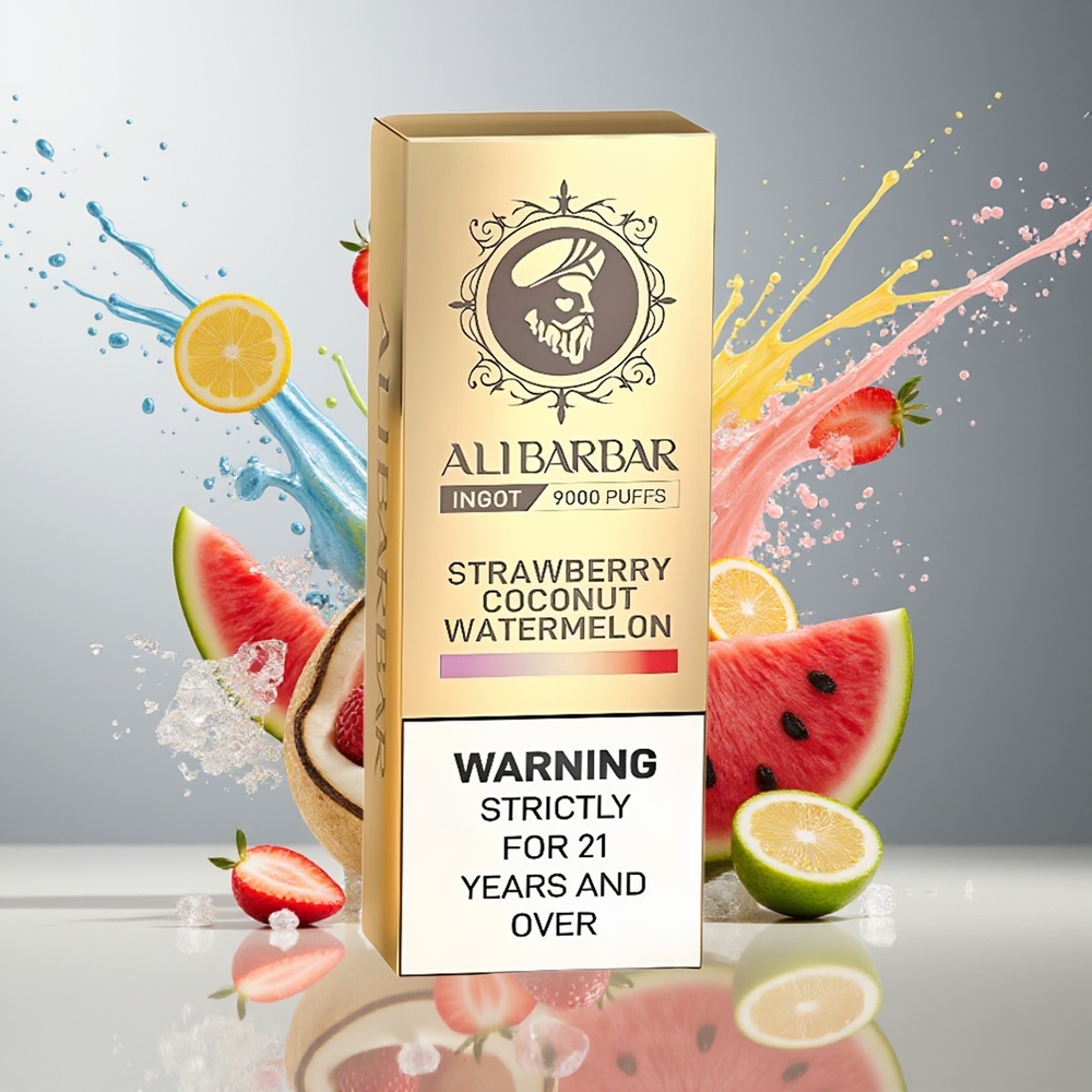 Finland tukku Alibarbar Ingot 9000 Puffs 22ml nestemäärä 2350mA h akku