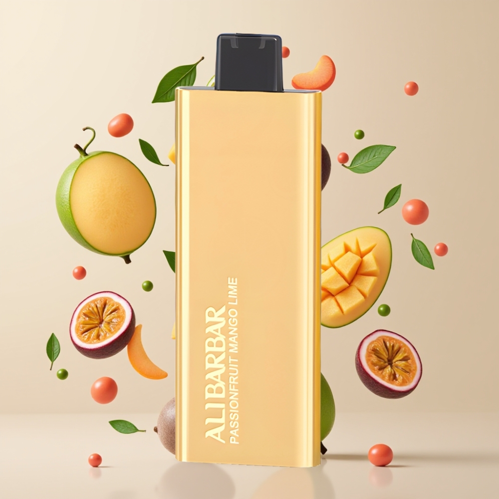 Finland tukku Alibarbar Pandora 7000 Puffs Kertakäyttöinen Vape - 7000 savutusta, 17 ml nestemäärä, 18 makua Passionhedelmä-mango-lime