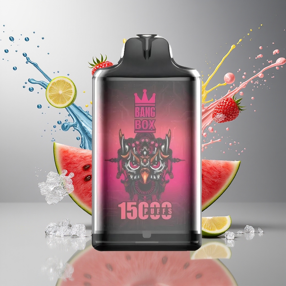 Finland tukku Bang Box King 15000 Puffs 23ml nestemäinen 0%/2%/3%/5% nikotiinia TYPE-C