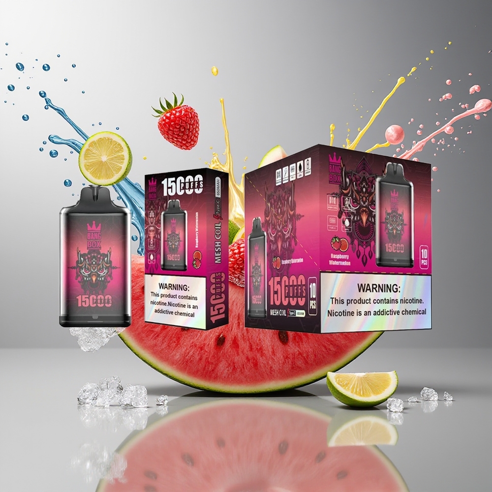 Finland tukku Bang Box King 15000 Puffs 23ml nestemäinen 0%/2%/3%/5% nikotiinia TYPE-C