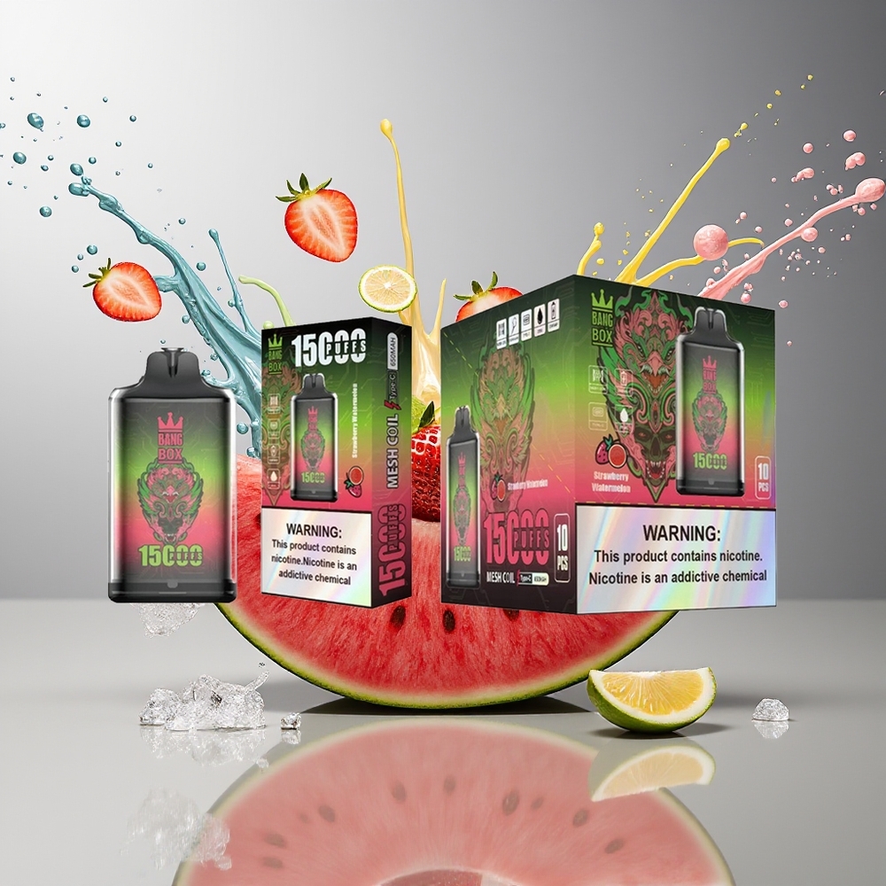 Finland tukku Bang Box King 15000 Puffs 23ml nestemäinen 5% nikotiinia TYPE-C