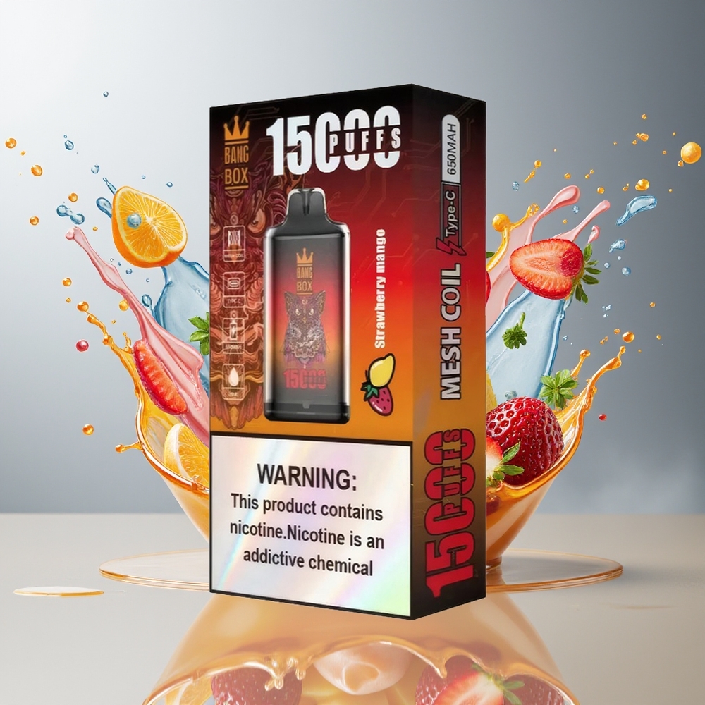 Finland tukku Bang Box King 15000 Puffs 23ml nestemäistä 5% nikotiinia