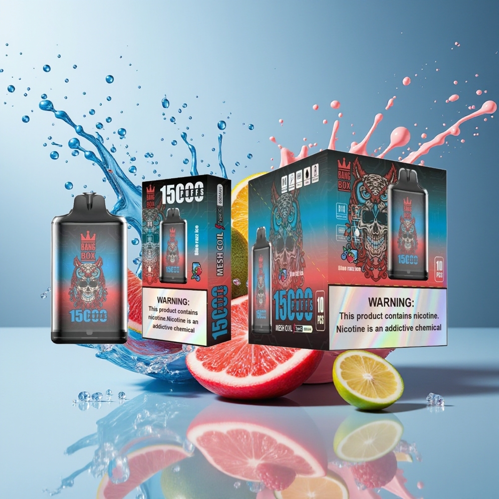 Finland tukku Bang Box King 15000 Puffs 23ml nestemäistä 5% nikotiinia TYPE-C