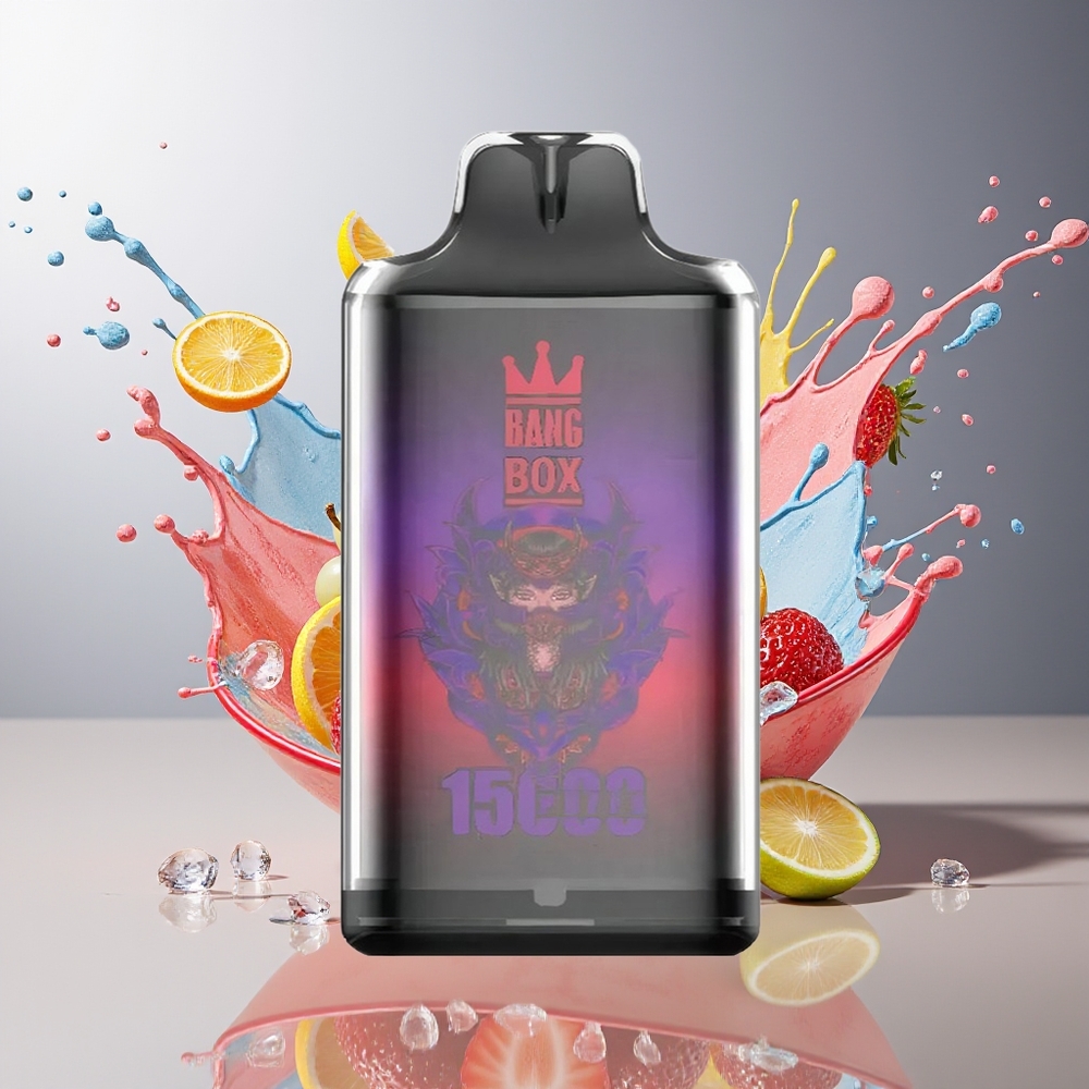 Finland tukku Bang Box King 15000 Puffs 23ml nestemäki 650mAh akku Mansikka-viinirypäle
