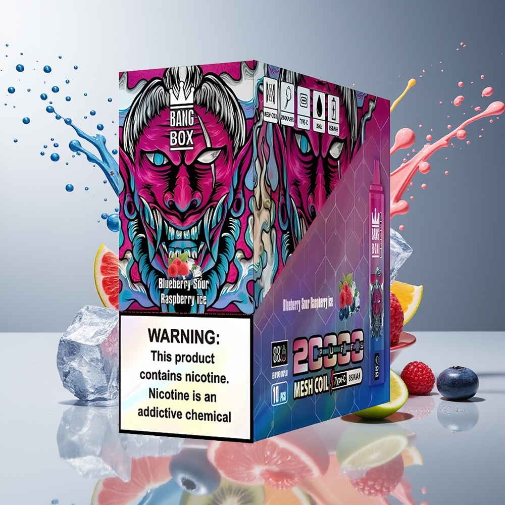 Finland tukku Bang Box King 20000 Puffs 35ml E-Neste Kapasiteetti 12 Makua Saatavilla Mesh Käämi