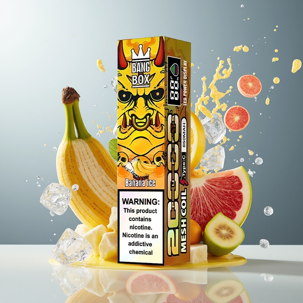Finland tukku Bang Box King 20000 Puffs 35ml E-Neste Kapasiteetti 12 Makua Saatavilla Mesh Käämi