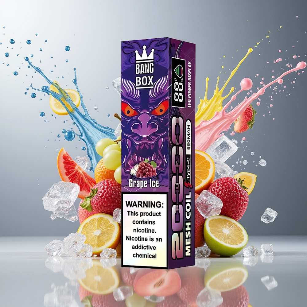 Finland tukku Bang Box King 20000 Puffs 35ml Nestemäisessä Täyttökapasiteetti 12 Makua Mesh Käämi