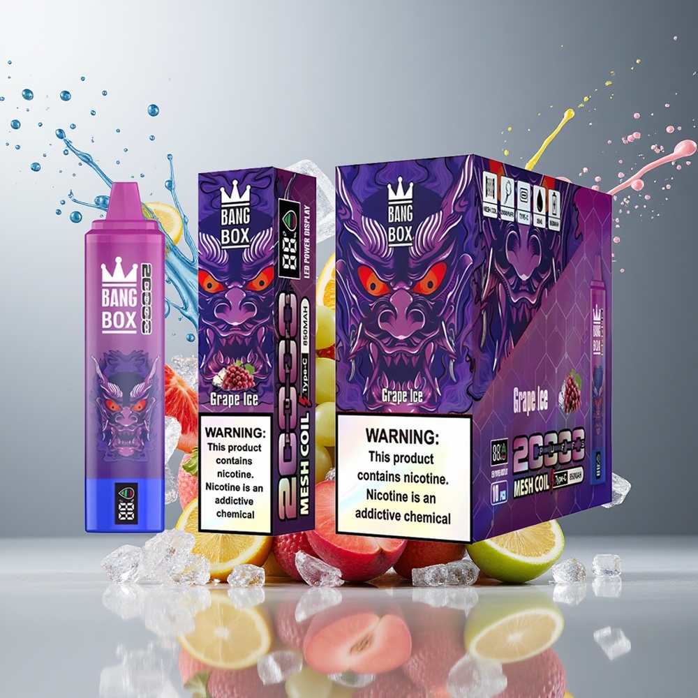 Finland tukku Bang Box King 20000 Puffs 35ml Nestemäisessä Täyttökapasiteetti 12 Makua Mesh Käämi