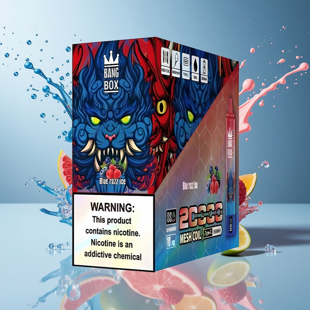 Finland tukku Bang Box King 20000 Puffs 35ml Nestemäisessä Täytteessä 12 Makua Mesh Käämi
