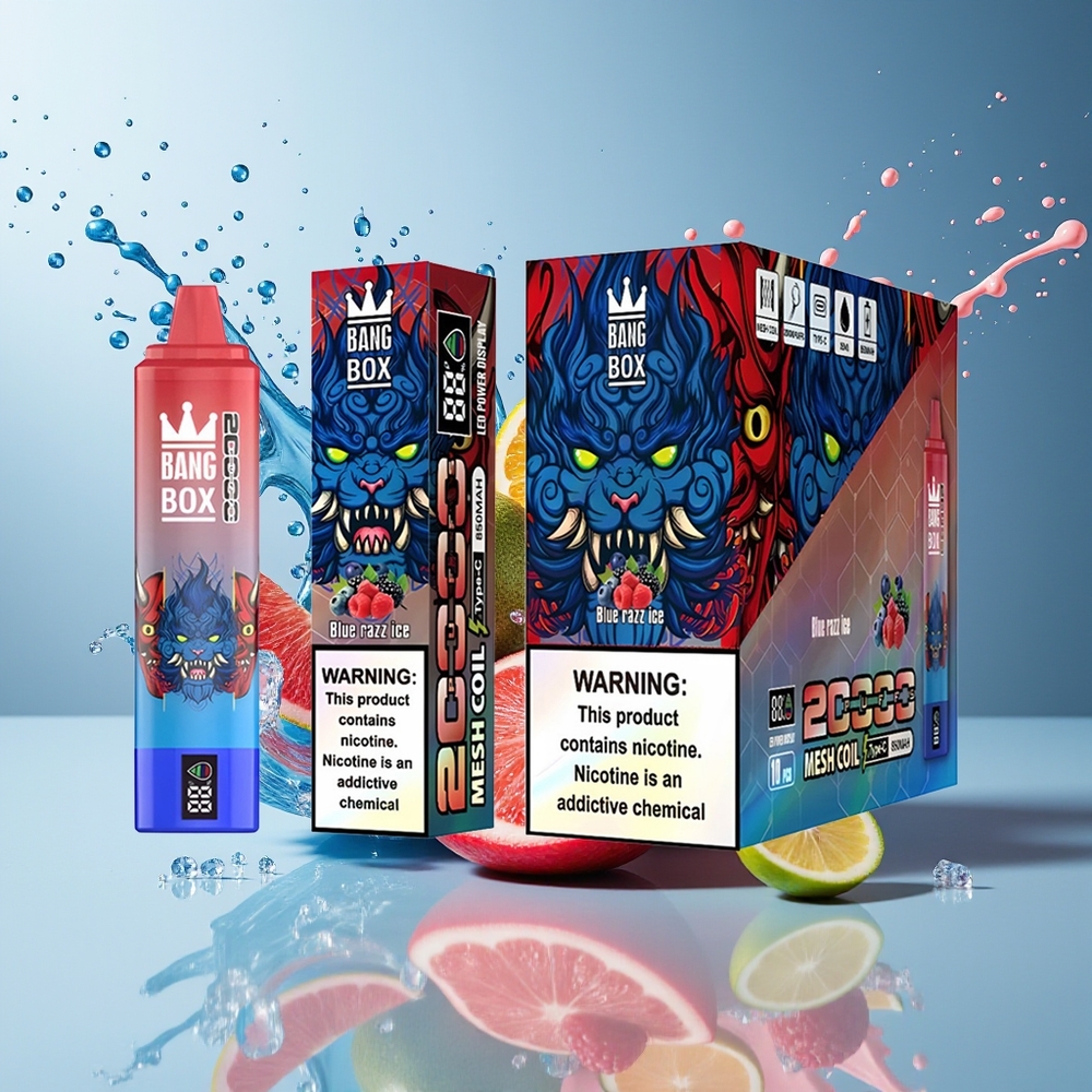 Finland tukku Bang Box King 20000 Puffs 35ml Nestemäisessä Täytteessä 12 Makua Mesh Käämi