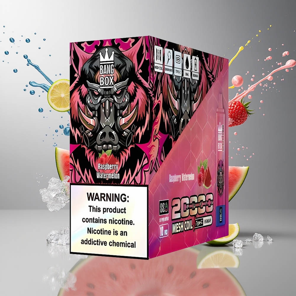Finland tukku Bang Box King 20000 Puffs 35ml Nestemäistä 12 Makua Mesh Käämi