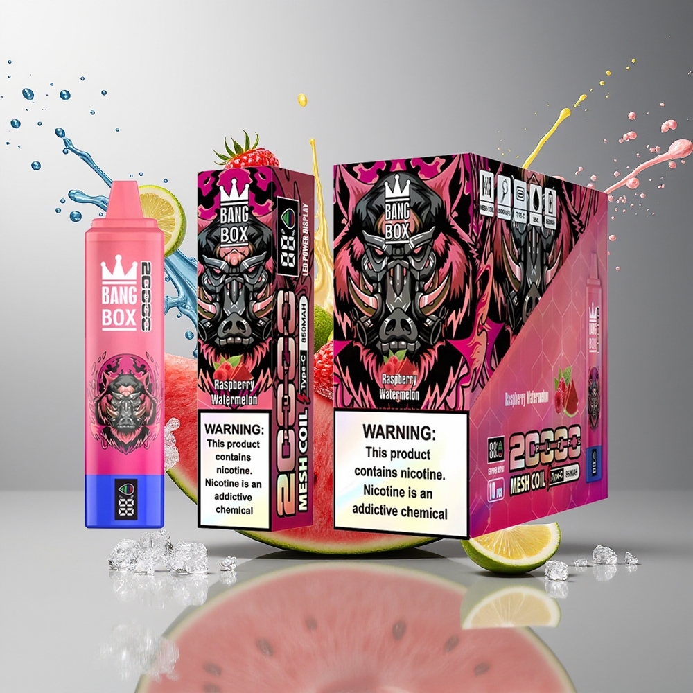 Finland tukku Bang Box King 20000 Puffs 35ml Nestemäistä 12 Makua Mesh Käämi