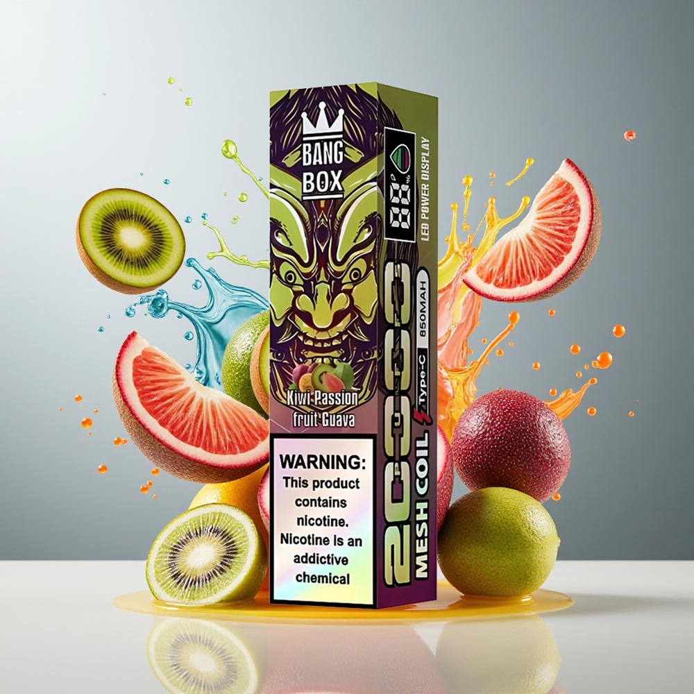 Finland tukku Bang Box King 20000 Puffs 35ml Nestemäistä 12 Makua Öljyt/Teho Näyttö