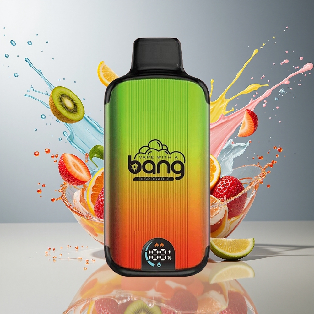 Finland tukku Bang 20000 Puffs Kertakäyttöinen Vape - 20000 Savutusta, 13400 Akku, Type-C Lataus
