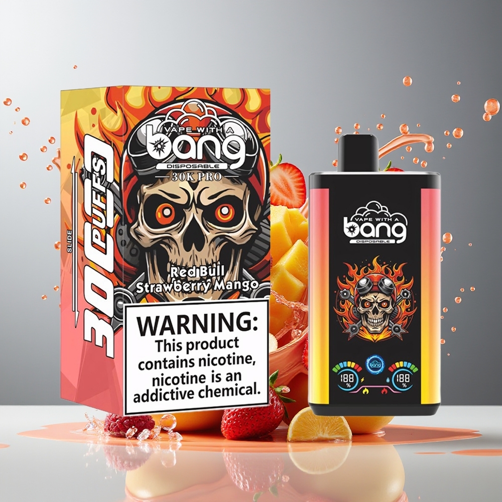Finland tukku Bang 30K Pro 30000 Puffs 36ml nestemäärä 5% nikotiinia Dual-Maku Järjestelmä