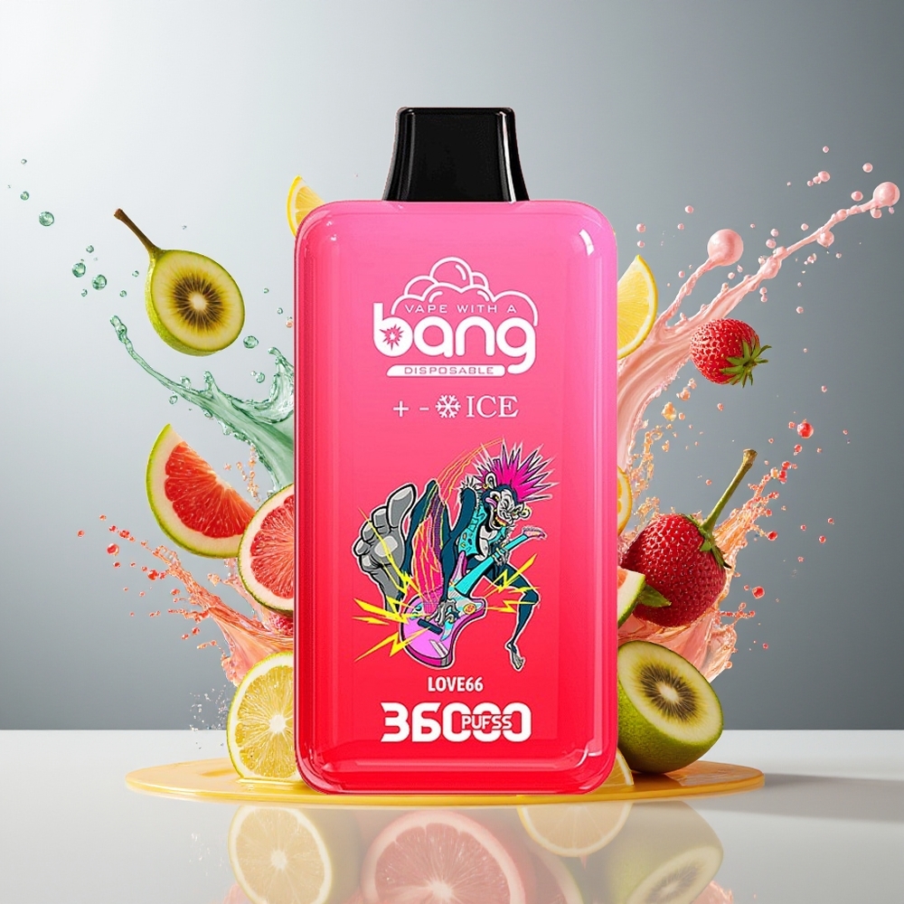 Finland tukku Bang 36000 Ice Level Disposable Device - 36000 Puffs (36000 Savut) - 36ml Nestemäinen Nikotiini