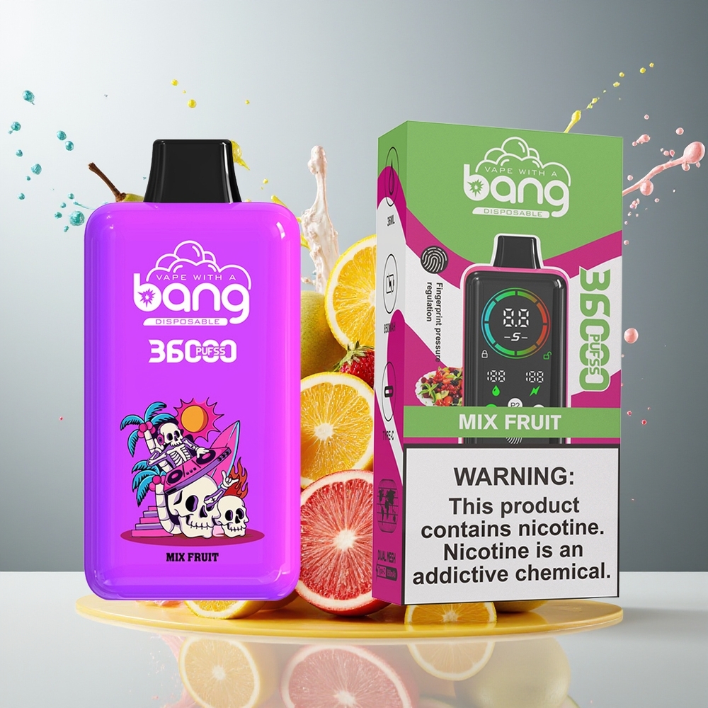Finland tukku Bang 36000 Power Kertakäyttöinen Vape - 36ml nestemäinen, 36000 savuketta