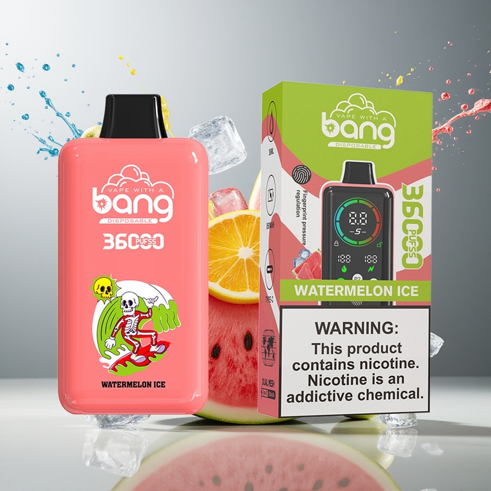 Finland tukku Bang 36000 Power Kertakäyttöinen Vape - 36ml nestemäinen, 36000 savuketta