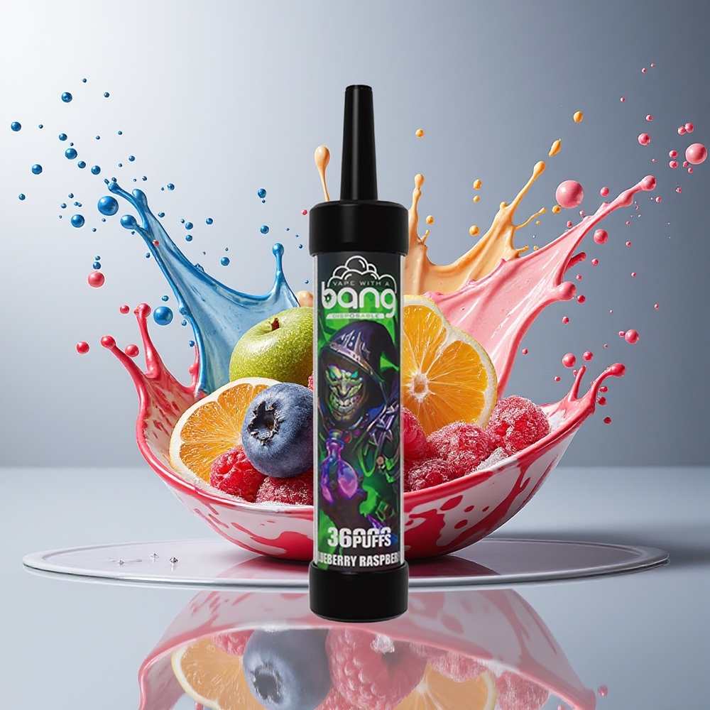 Finland tukku Bang 36000 Puffs Kertakäyttöinen Vape 40ml nestemäinen 650mAh akku Mustikkavadelma