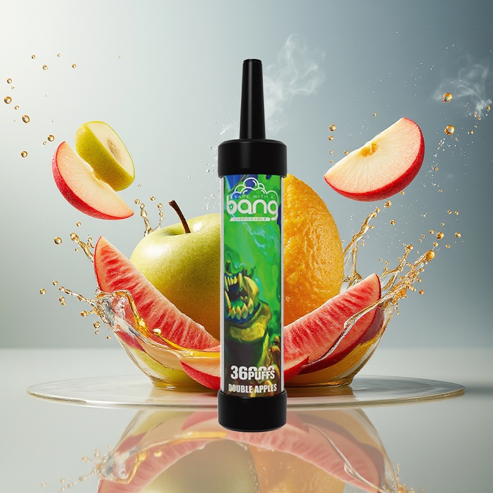 Finland tukku Bang 36000 Puffs Kertakäyttöinen Vape 40ml nestemäinen 650mAh akku Tuplaomenat