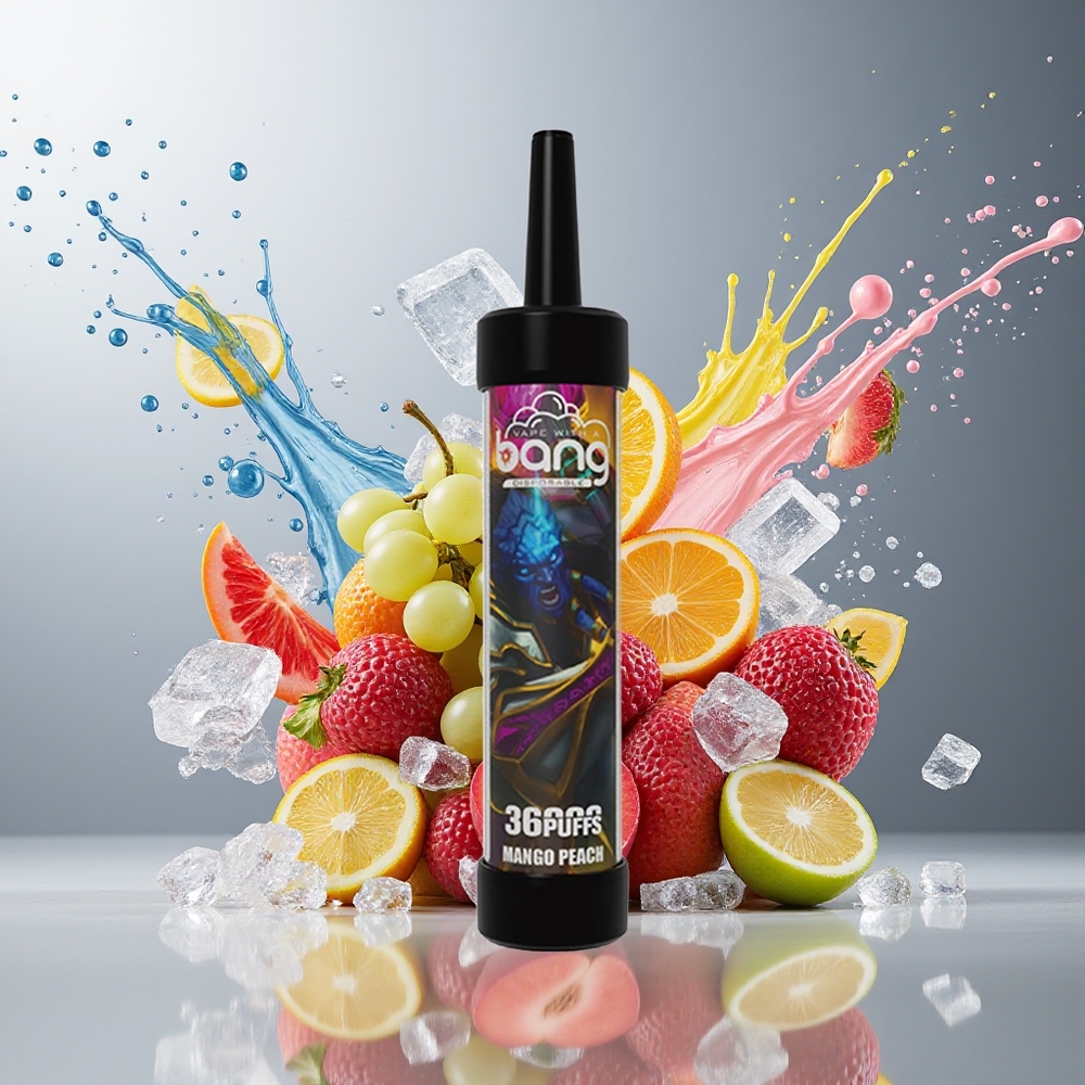 Finland tukku Bang 36000 Puffs Kertakäyttöinen Vape 40ml nestemäinen 650mAh akku Viinirypälejäätelö