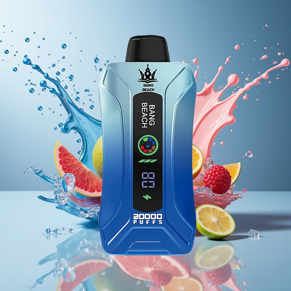 Finland tukku Bang Beach Smart Screen 20000 Puffs 35ml Älykäs Näyttö Kertakäyttöinen Vape