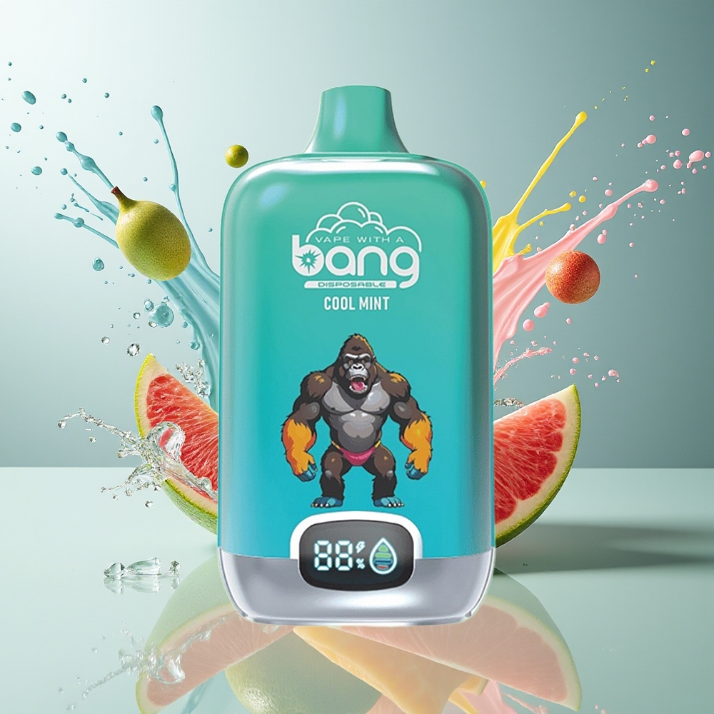 Finland tukku Bang Digital Box 15000 Puffs Kertakäyttöinen Vape 15000 tupakkaa 15ml nestettä Viileä minttu