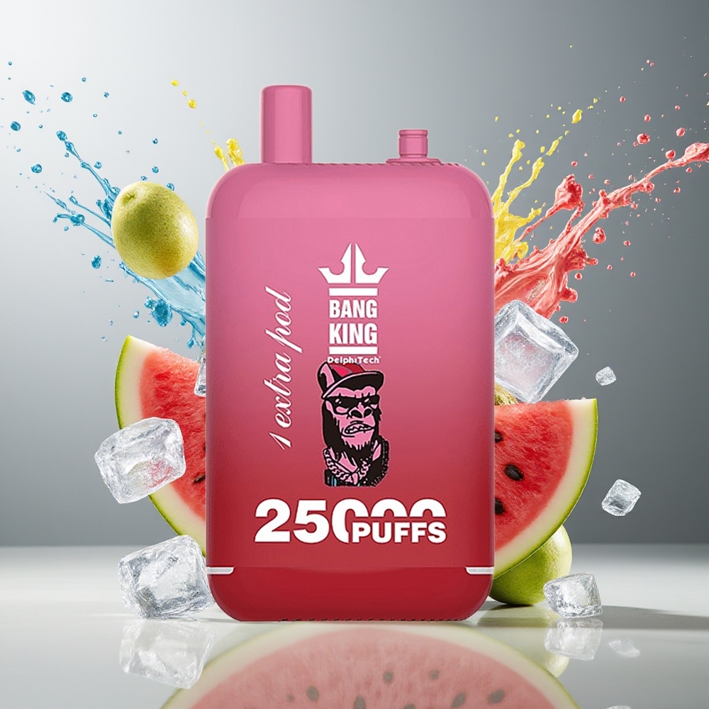 Finland tukku Bang King 25000 Puffs, 46ml neste, 1.0 Ohm verkkomatto