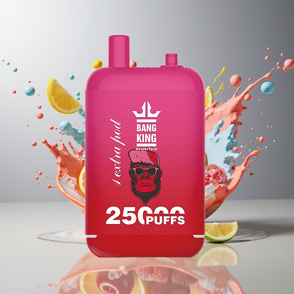 Finland tukku Bang King 25000 Puffs 46ml nestemäärä 650 mAh akku Kirsikkapommi
