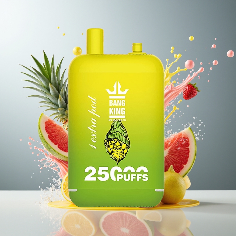 Finland tukku Bang King 25000 Puffs 46ml nestemäärä 650 mAh akku Trooppinen hedelmä