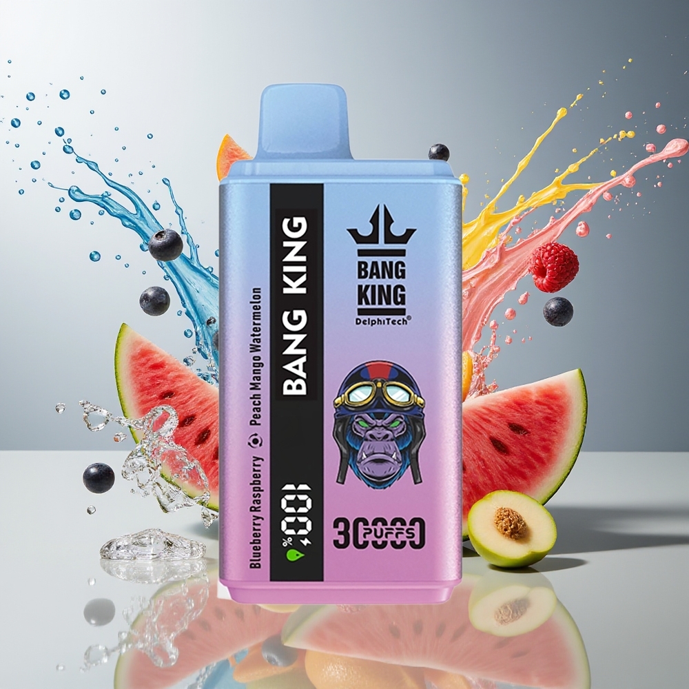 Finland tukku Bang King 30000 Puffs 36ml nestemäinen akku 550mAh Kertakäyttöinen Vape